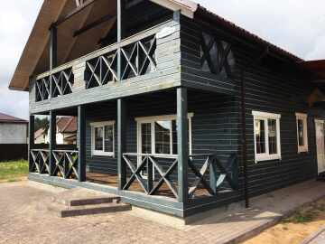 Герметизация швов дома из бруса в Минске