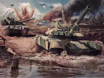 Картина маслом ко дню Победы от ИП Пахомчик К В