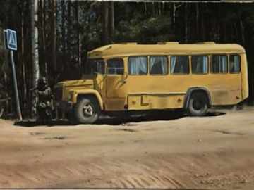 Военные учения, картина маслом от ИП Пахомчик К В 