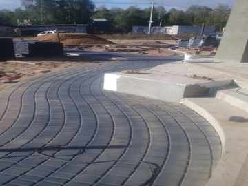 Криволинейная укладка тротуарной плитки от ИП Агапов Д