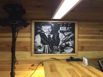 Рисунок мелом на доске в кафе 5 от ИП Пахомчкик К В