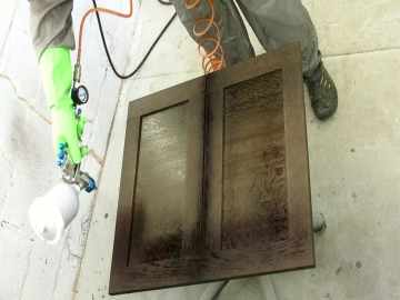 Реставрация дверцы шкафа от ИП пахомчик К В