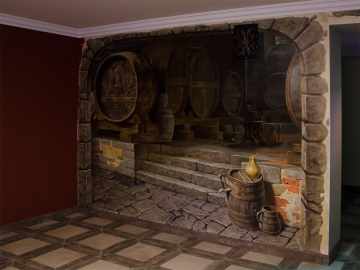 Художественная роспись винного погреба 3 от ИП Пахомчик К В